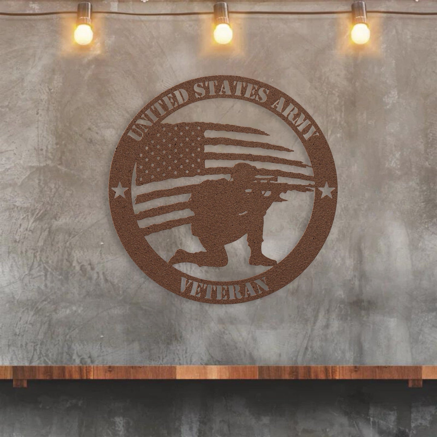 Brave and Bold: U.S. Army Tribute Metal Wall Art - BullyBellyMetal Sign