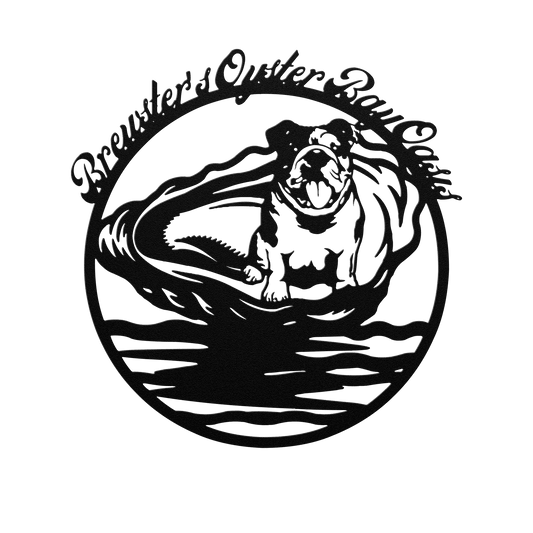 Brewster's Oyster Bay Oasis - BullyBellyMetal Sign