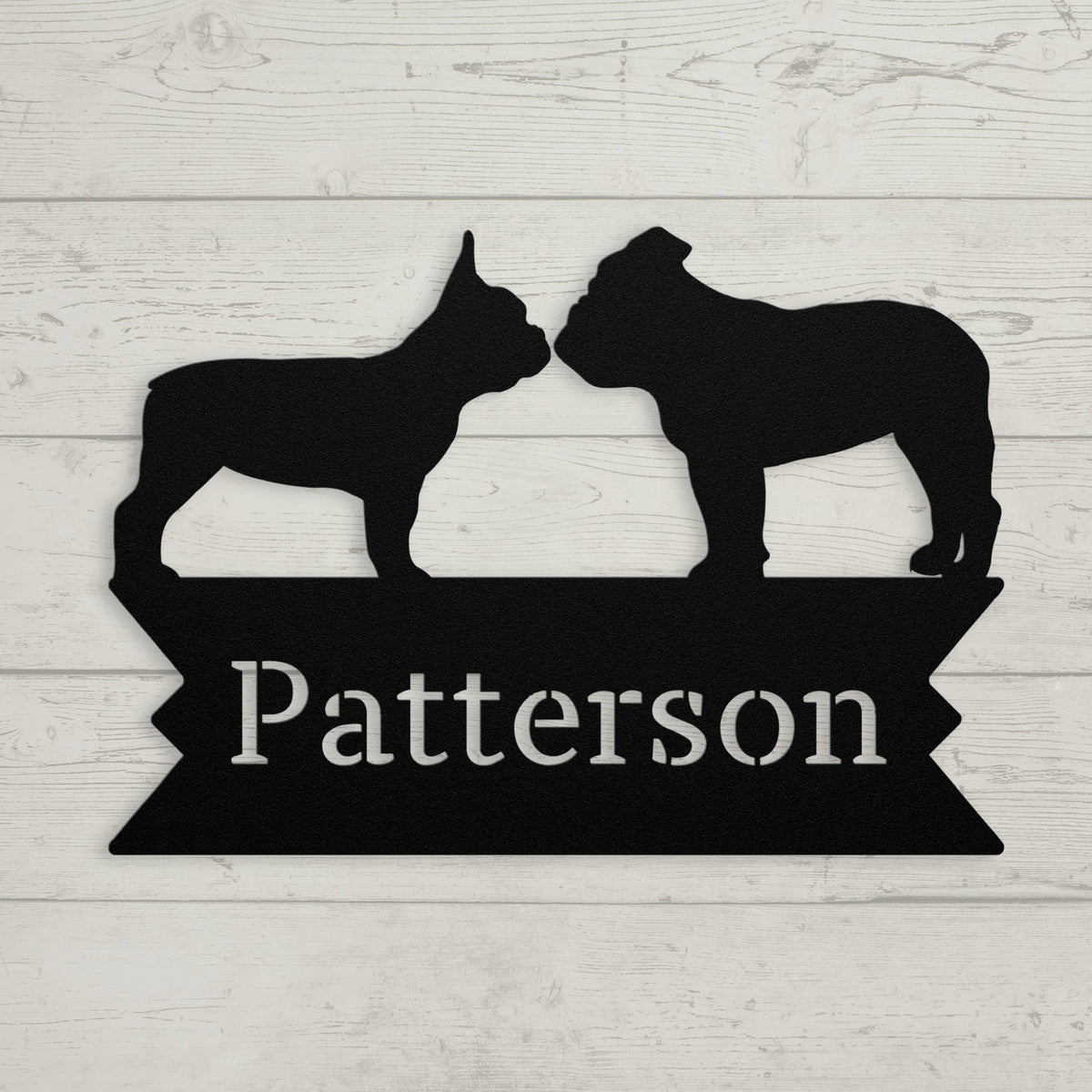 Bulldog International Relations Porch Sign - BullyBellyMetal Sign