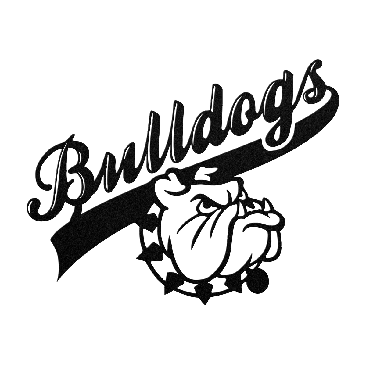 Bulldog Nation Metal Sign - BullyBellyMetal Sign