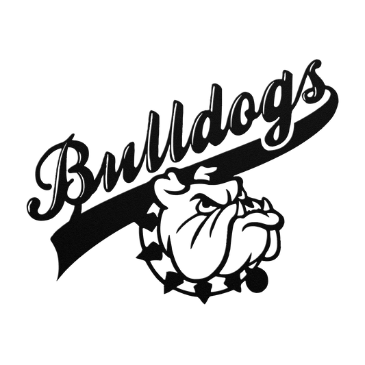 Bulldog Nation Metal Sign - BullyBellyMetal Sign