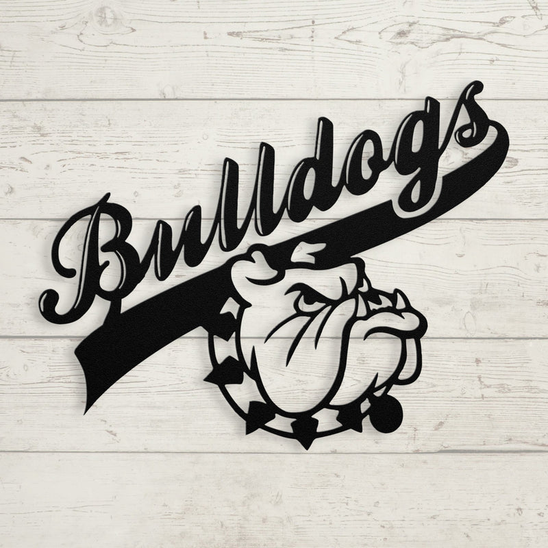 Bulldog Nation Metal Sign - BullyBellyMetal Sign