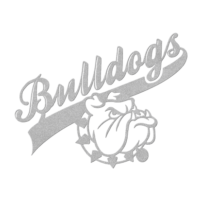 Bulldog Nation Metal Wall Sign - BullyBellyMetal Sign