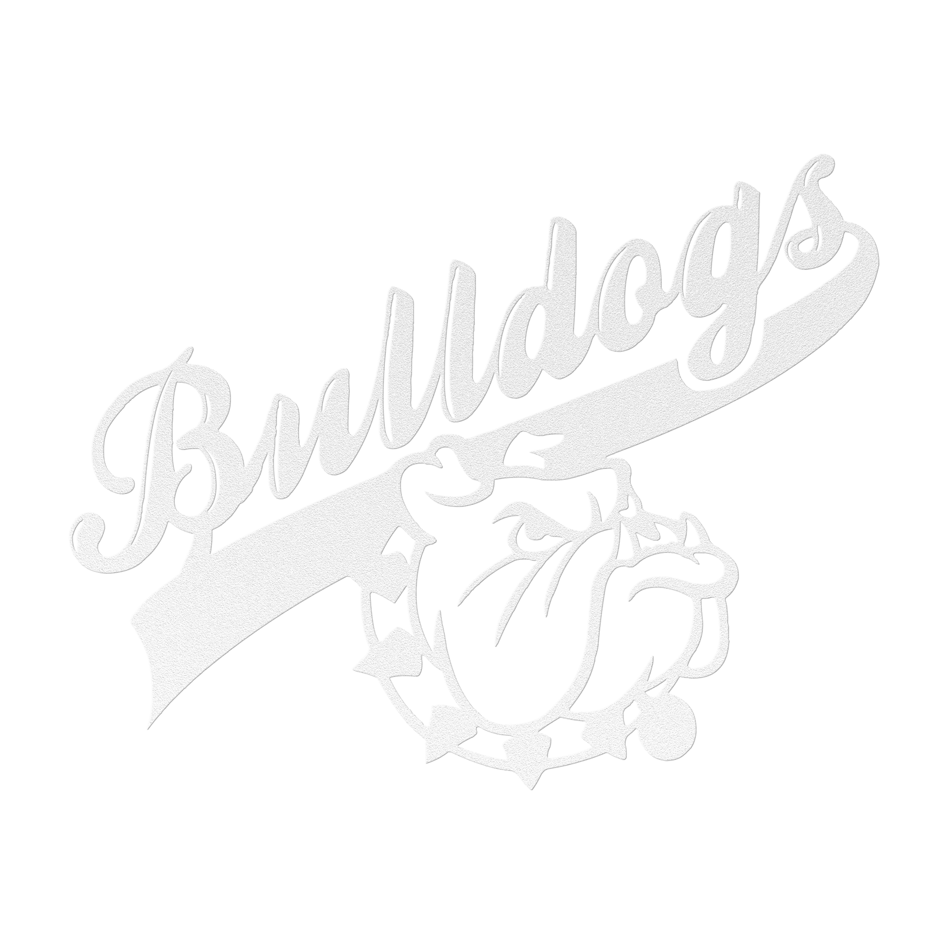Bulldog Nation Metal Wall Sign - BullyBellyMetal Sign