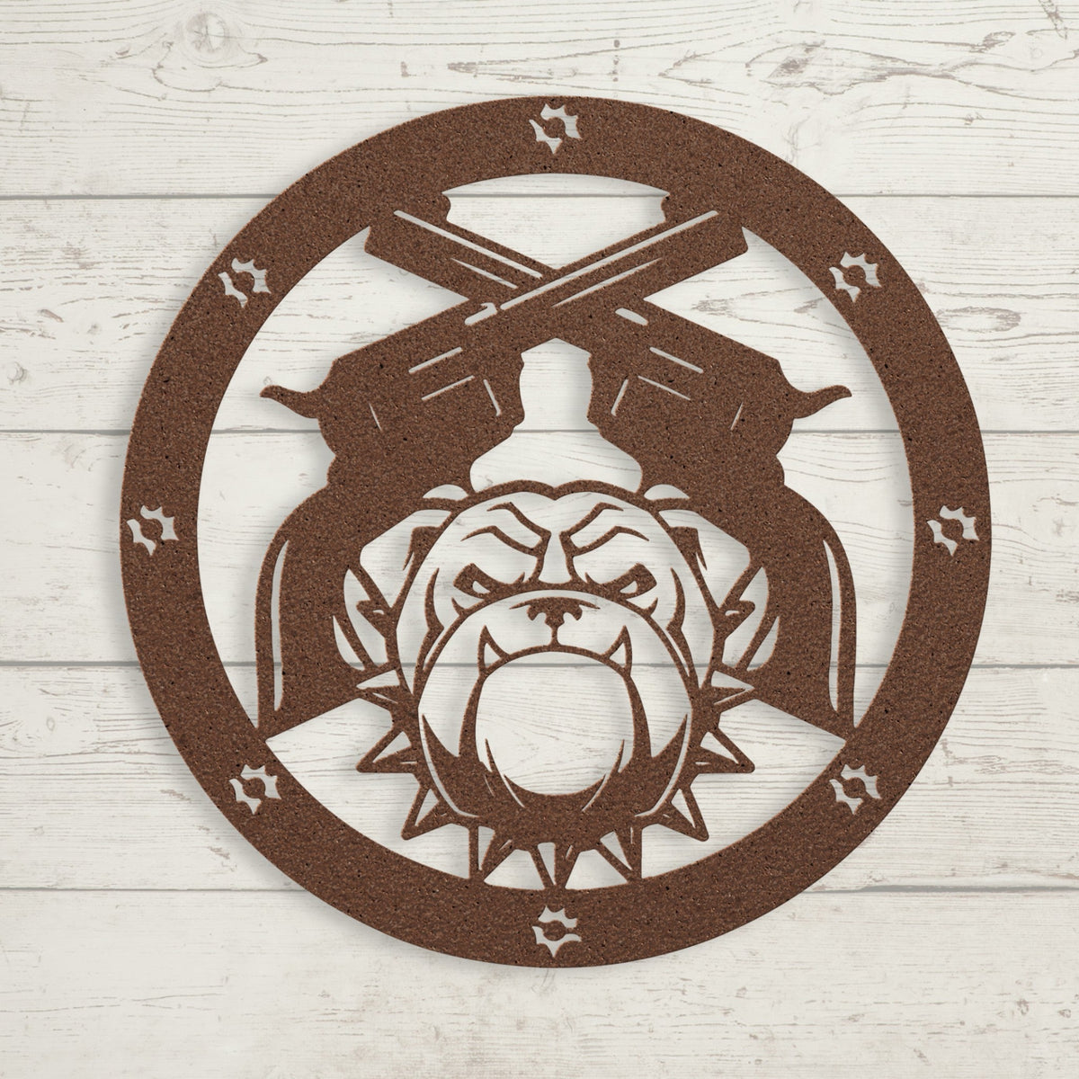 Bulldogs and Ammo - BullyBellyMetal Sign