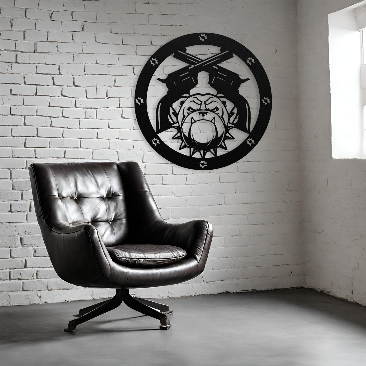 Bulldogs and Ammo - BullyBellyMetal Sign