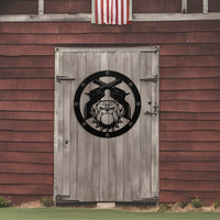 Bulldogs and Ammo - BullyBellyMetal Sign