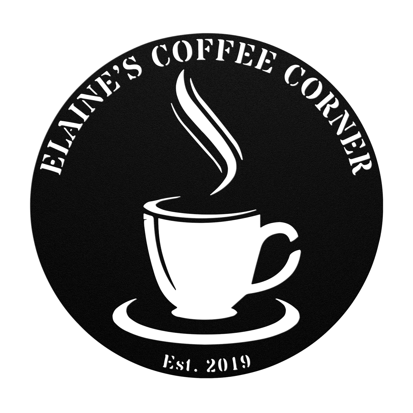 Coffee Bar Metal Sign – Custom Café Wall Art - BullyBellyMetal Sign