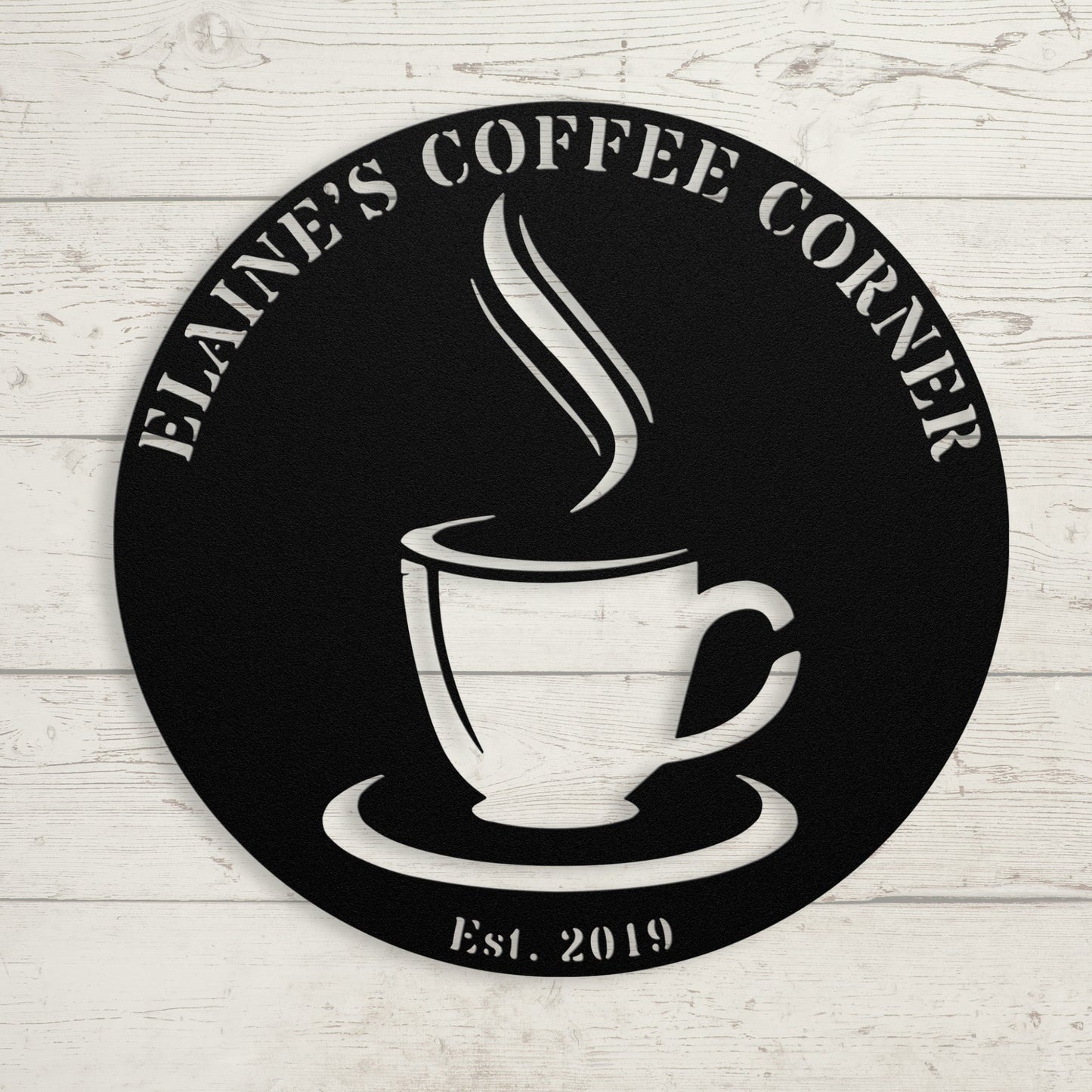 Coffee Bar Metal Sign – Custom Café Wall Art - BullyBellyMetal Sign