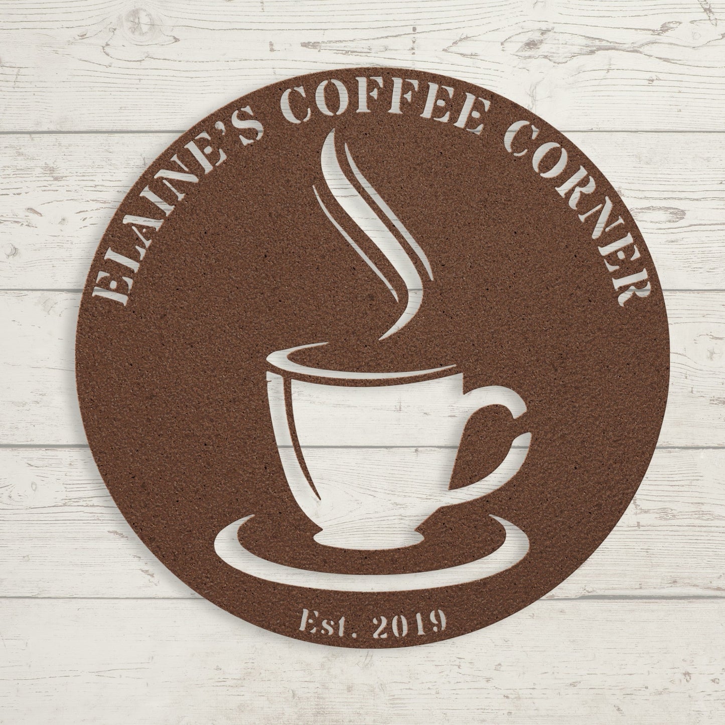 Coffee Bar Metal Sign – Custom Café Wall Art - BullyBellyMetal Sign