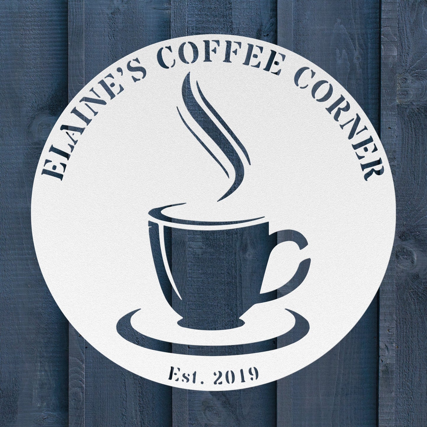 Coffee Bar Metal Sign – Custom Café Wall Art - BullyBellyMetal Sign