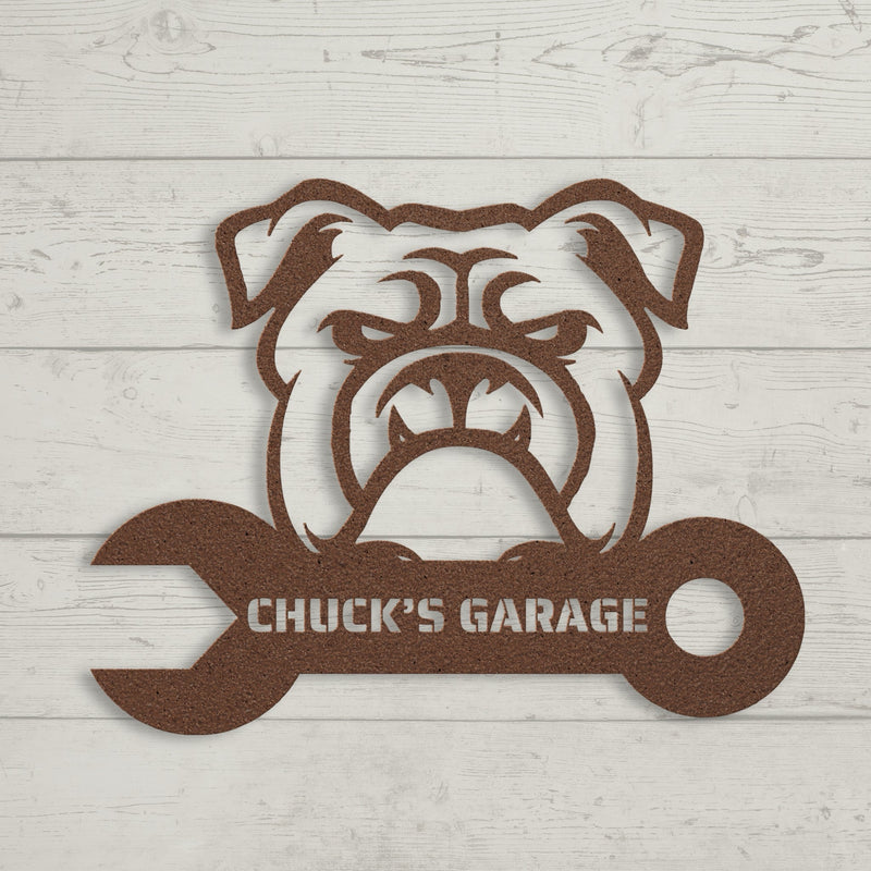 Custom Garage Metal Wall Sign - BullyBellyMetal Sign