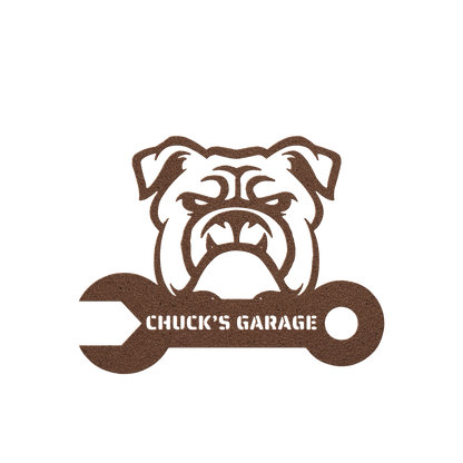 Custom Garage Metal Wall Sign - BullyBellyMetal Sign