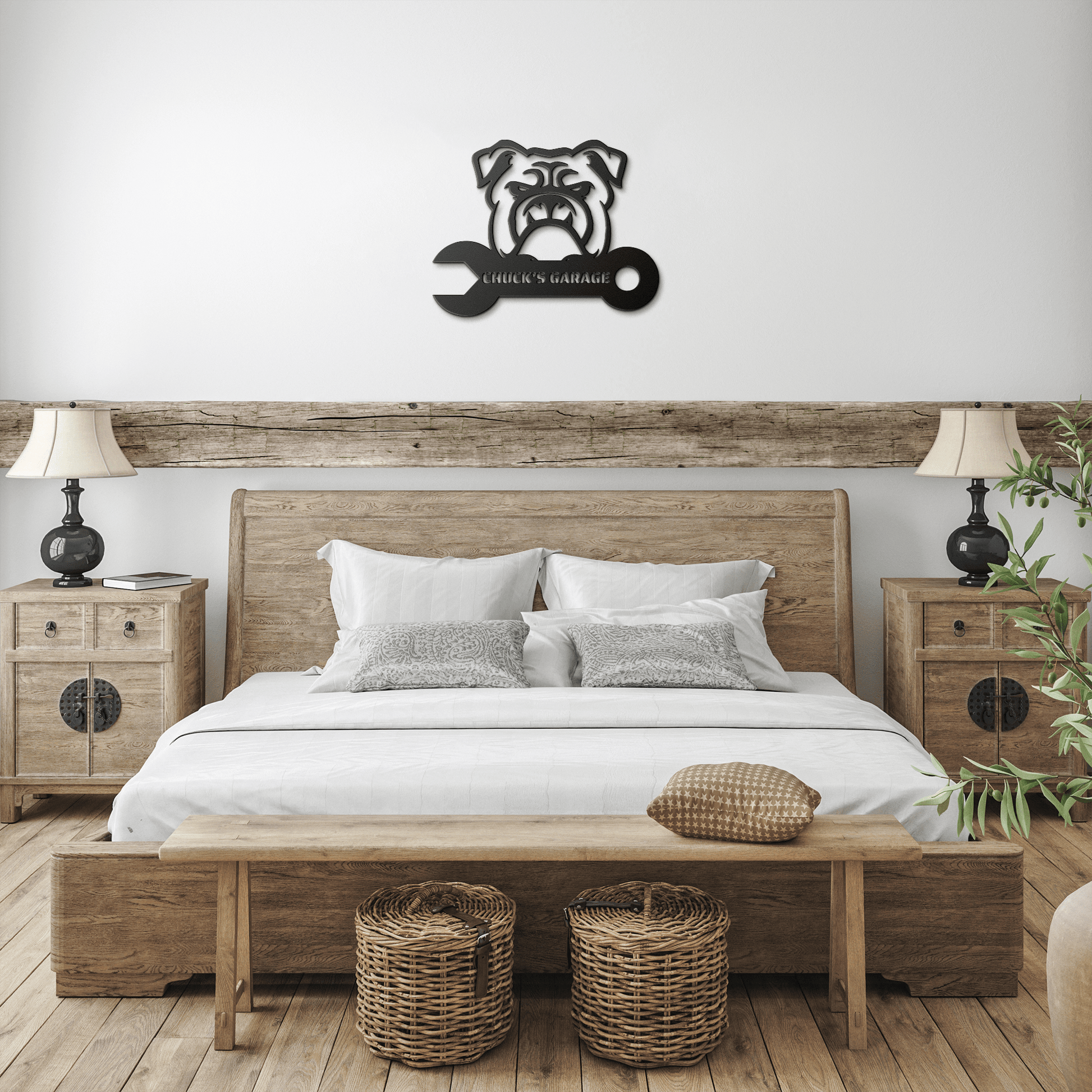Custom Garage Metal Wall Sign - BullyBellyMetal Sign