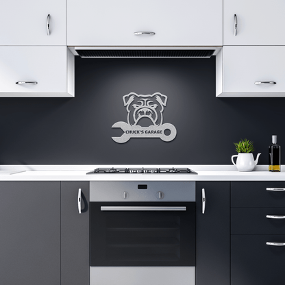 Custom Garage Metal Wall Sign - BullyBellyMetal Sign