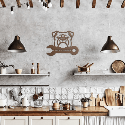 Custom Garage Metal Wall Sign - BullyBellyMetal Sign