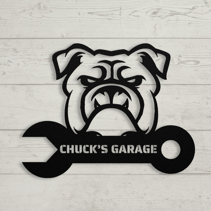Custom Garage Metal Wall Sign - BullyBellyMetal Sign
