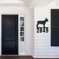 Destination French Bulldog Home Porch Sign - BullyBellyMetal Sign
