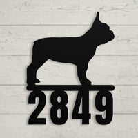 Destination French Bulldog Home Porch Sign - BullyBellyMetal Sign