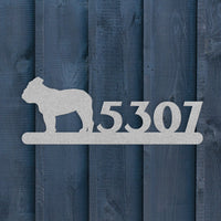 English Bulldog Home Metal Sign - BullyBellyMetal Sign