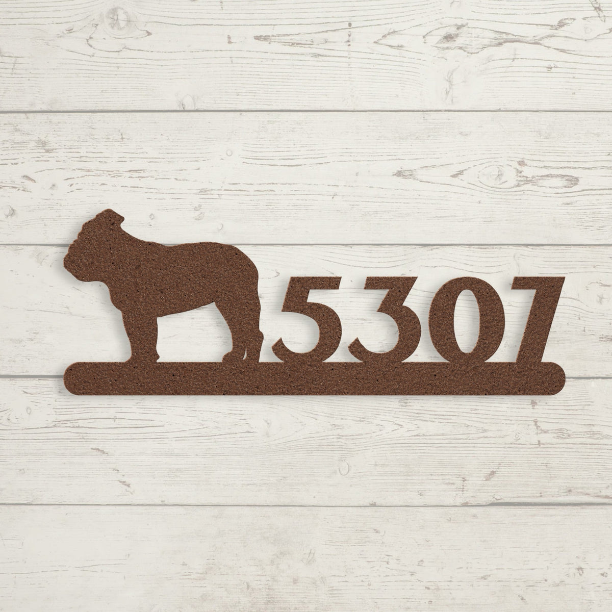 English Bulldog Home Metal Sign - BullyBellyMetal Sign