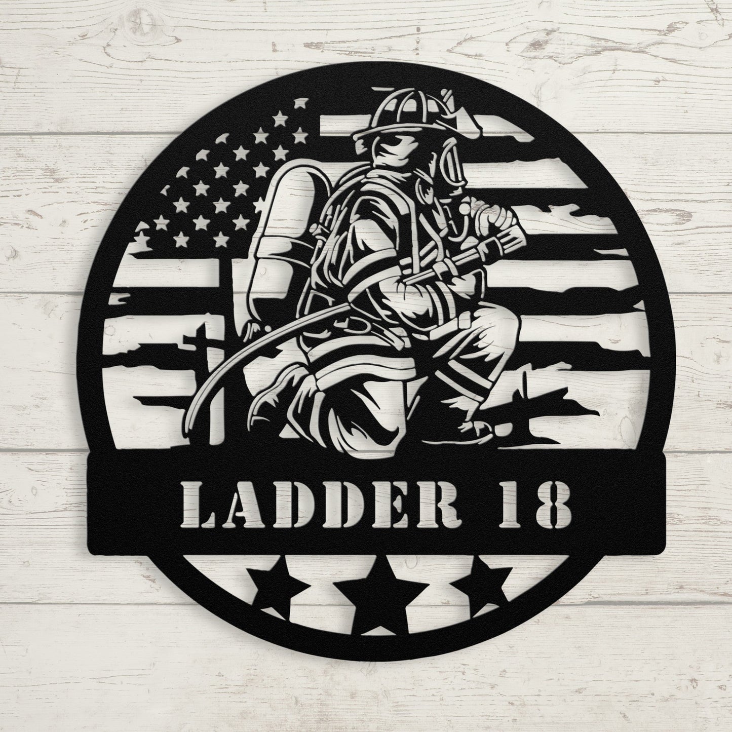 Firefighter Metal Sign – Custom Fire Department Wall Art - BullyBellyMetal Sign