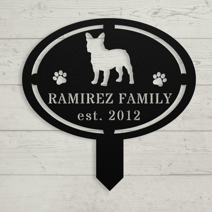 French Bulldog Family Yard Sign - BullyBelly