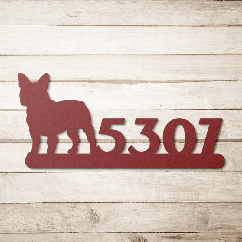 French Bulldog Home Metal Sign - BullyBellyWall Art