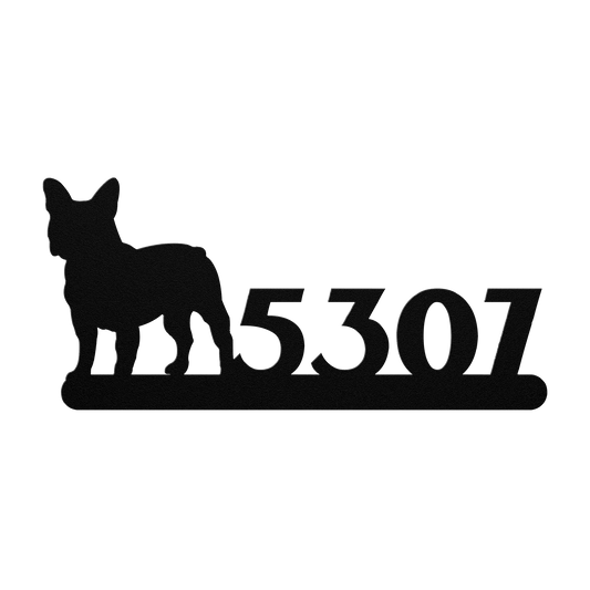 French Bulldog Home Metal Sign - BullyBellyMetal Sign