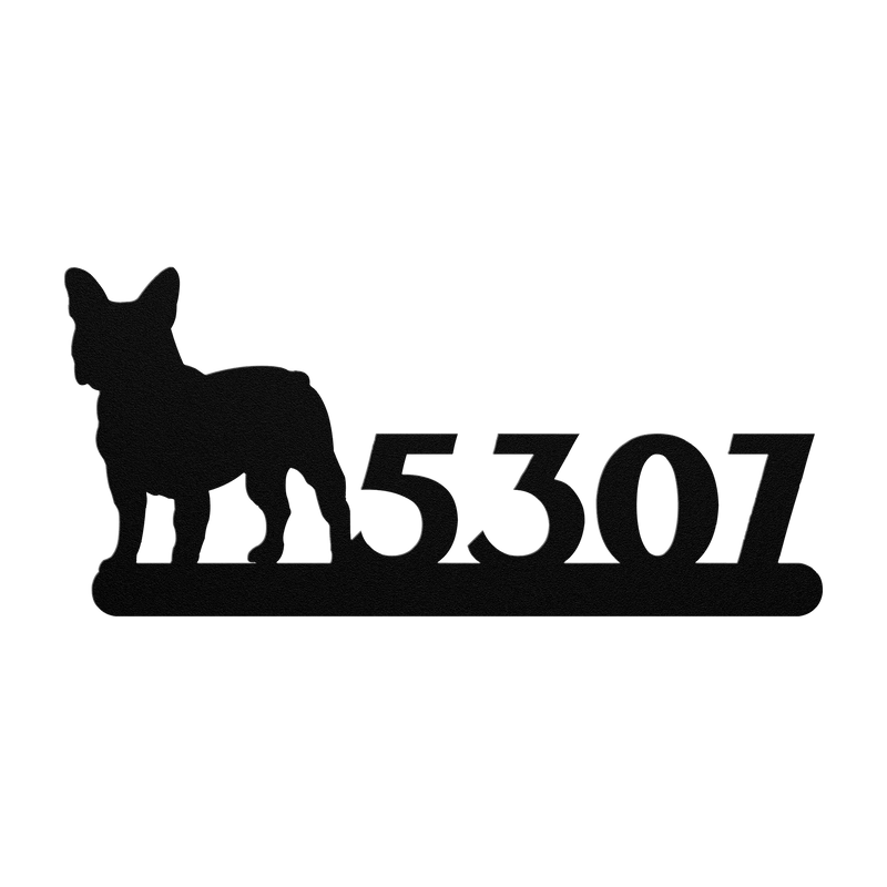 French Bulldog Home Metal Sign - BullyBellyMetal Sign