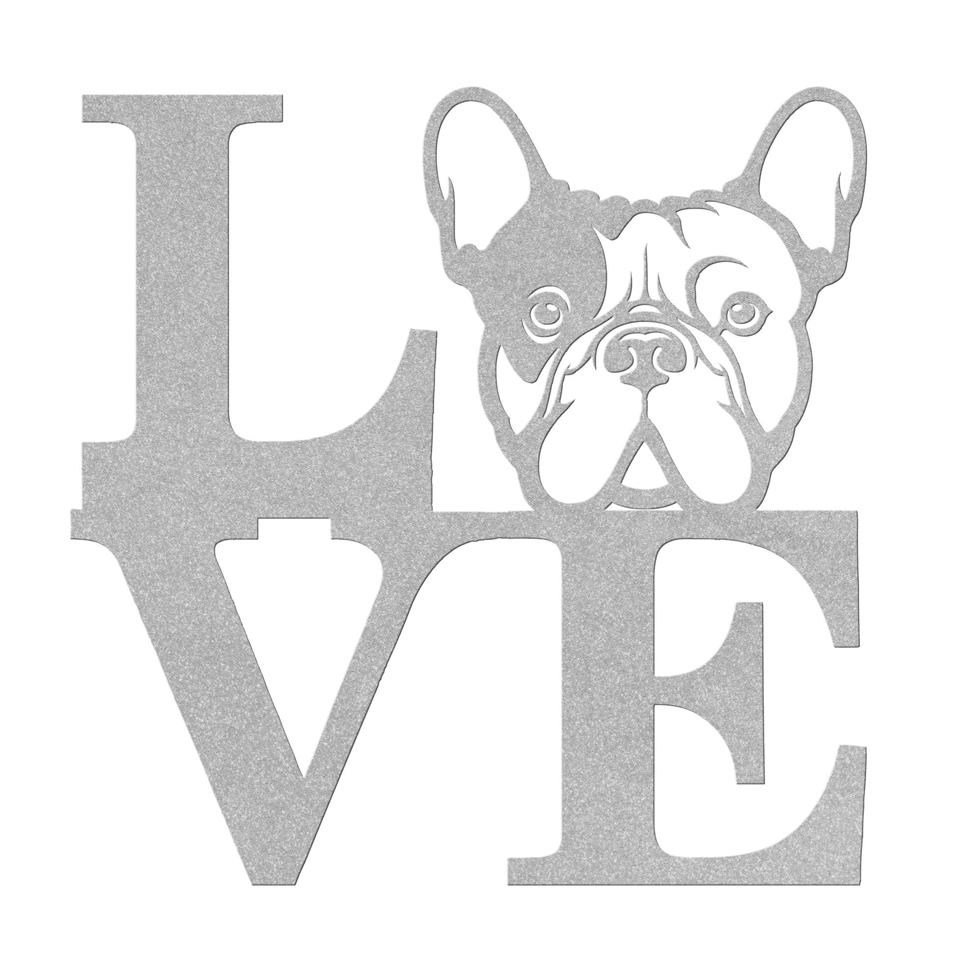 French Bulldog Love Metal Sign - BullyBellyMetal Sign