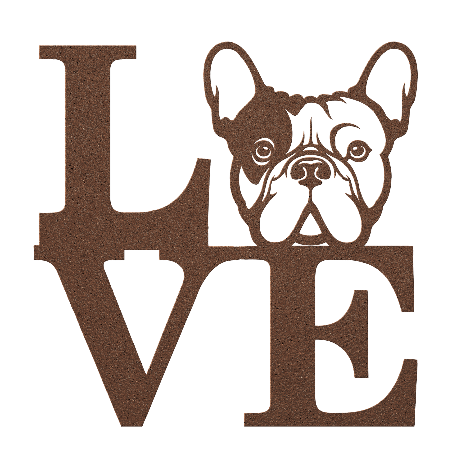 French Bulldog Love Metal Sign - BullyBellyMetal Sign