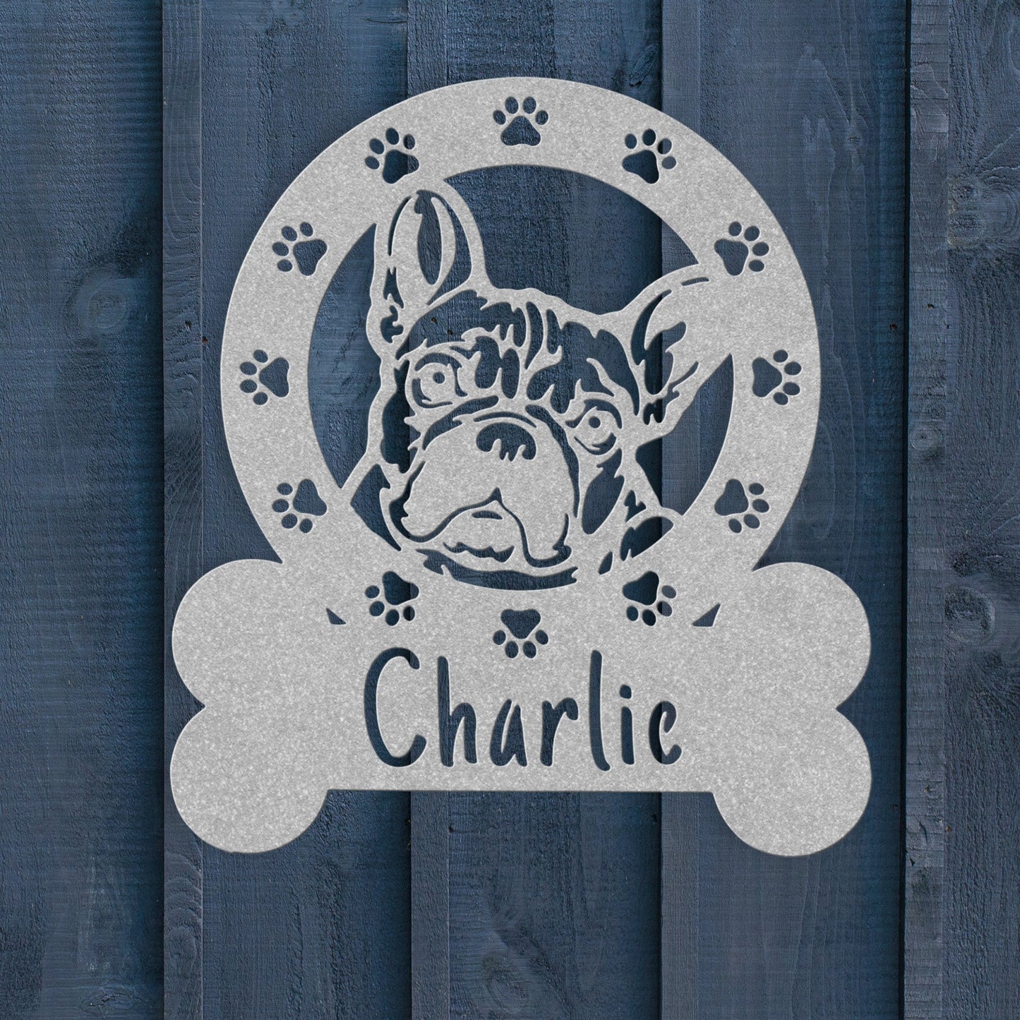 French Circle of Love - BullyBellyMetal Sign