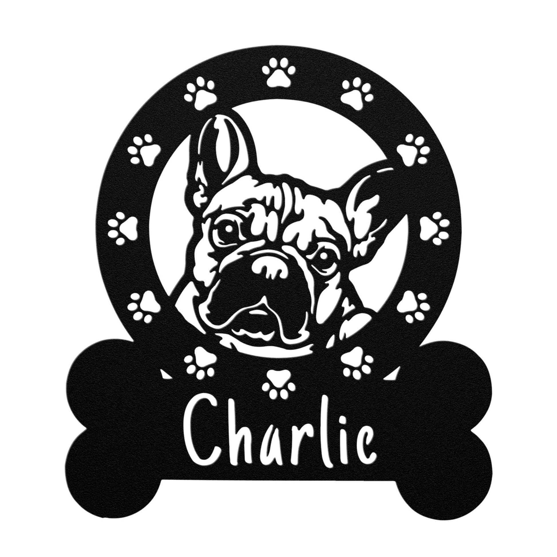 French Circle of Love - BullyBellyMetal Sign