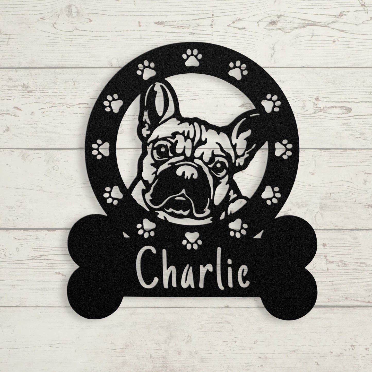 French Circle of Love - BullyBellyMetal Sign