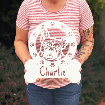 French Circle of Love - BullyBellyMetal Sign