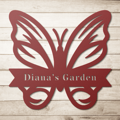 Garden Metal Sign – Custom Yard & Garden Wall Art - BullyBellyMetal Sign