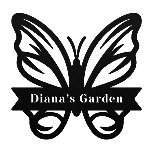 Garden Metal Sign – Custom Yard & Garden Wall Art - BullyBellyMetal Sign