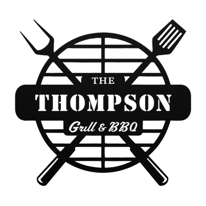 Grill Metal Sign – Custom BBQ Wall Art for Outdoor Kitchen & Backyard Grilling - BullyBellyMetal Sign