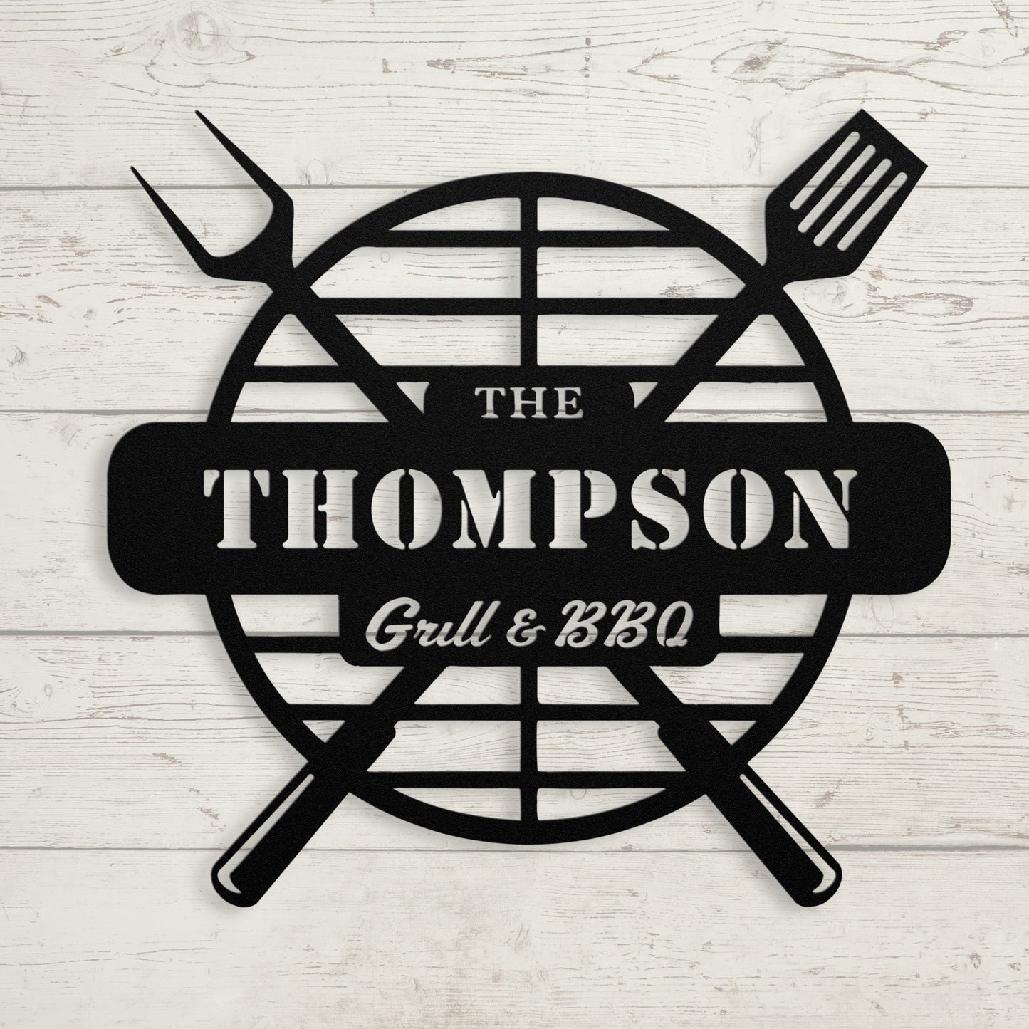 Grill Metal Sign – Custom BBQ Wall Art for Outdoor Kitchen & Backyard Grilling - BullyBellyMetal Sign
