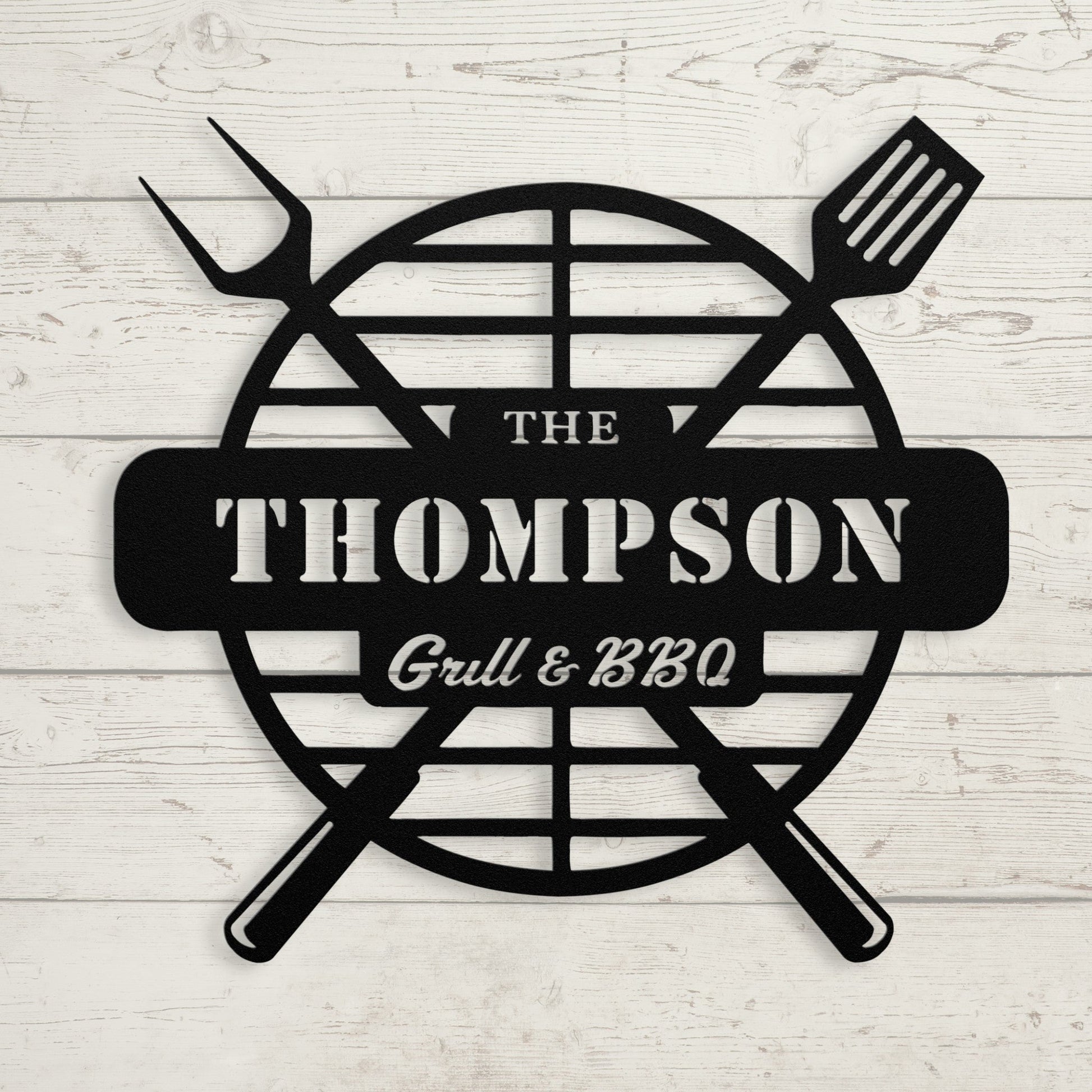 Grill Metal Sign – Custom BBQ Wall Art for Outdoor Kitchen & Backyard Grilling - BullyBellyMetal Sign