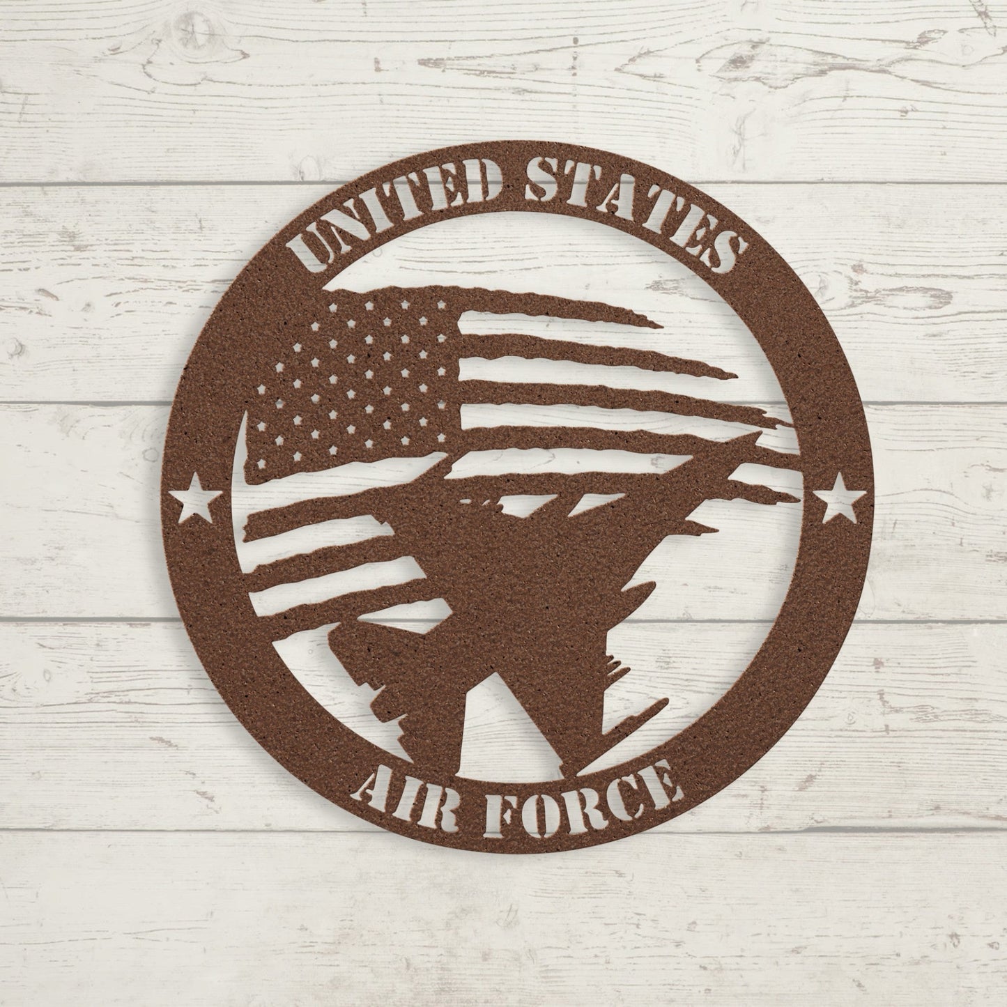 Honor in the Skies: A Tribute to U.S. Air Force Service - BullyBellyMetal Sign