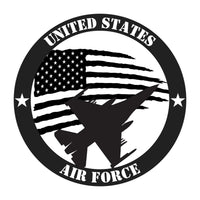 Honor in the Skies Metal Wall Art - BullyBellyAir Force