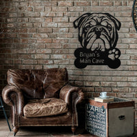 Mark Your Territory Metal Wall Sign - BullyBellyWall Art