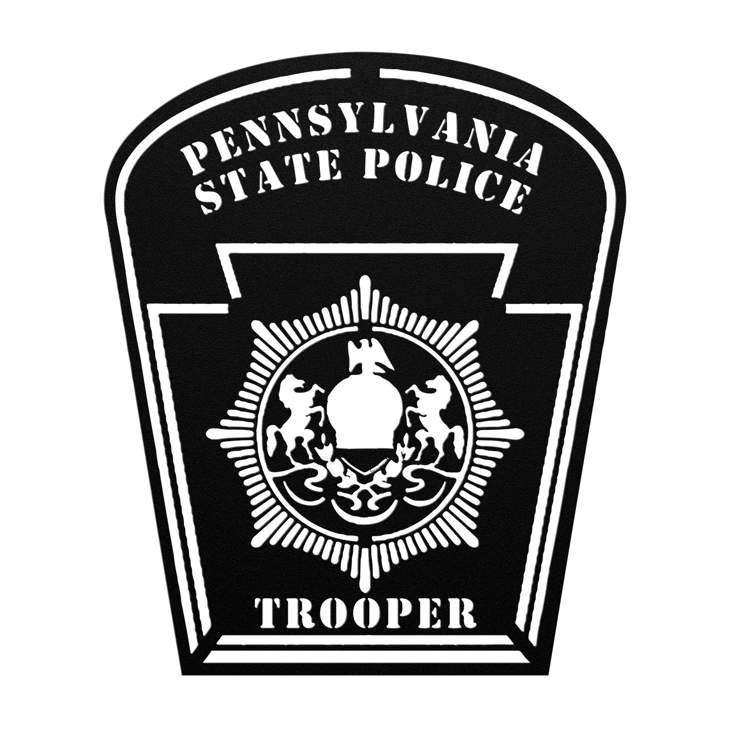 Pennsylvania State Trooper - BullyBellyMetal Sign