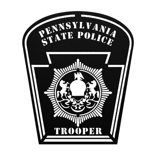 Pennsylvania State Trooper - BullyBellyMetal Sign
