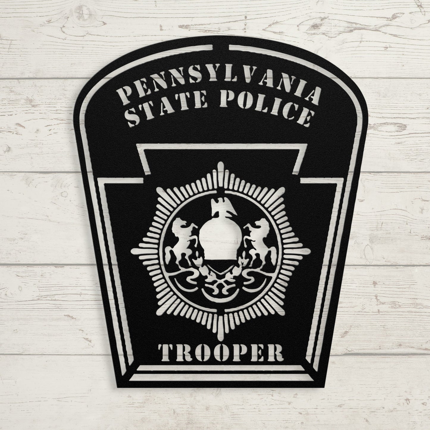 Pennsylvania State Trooper - BullyBellyMetal Sign