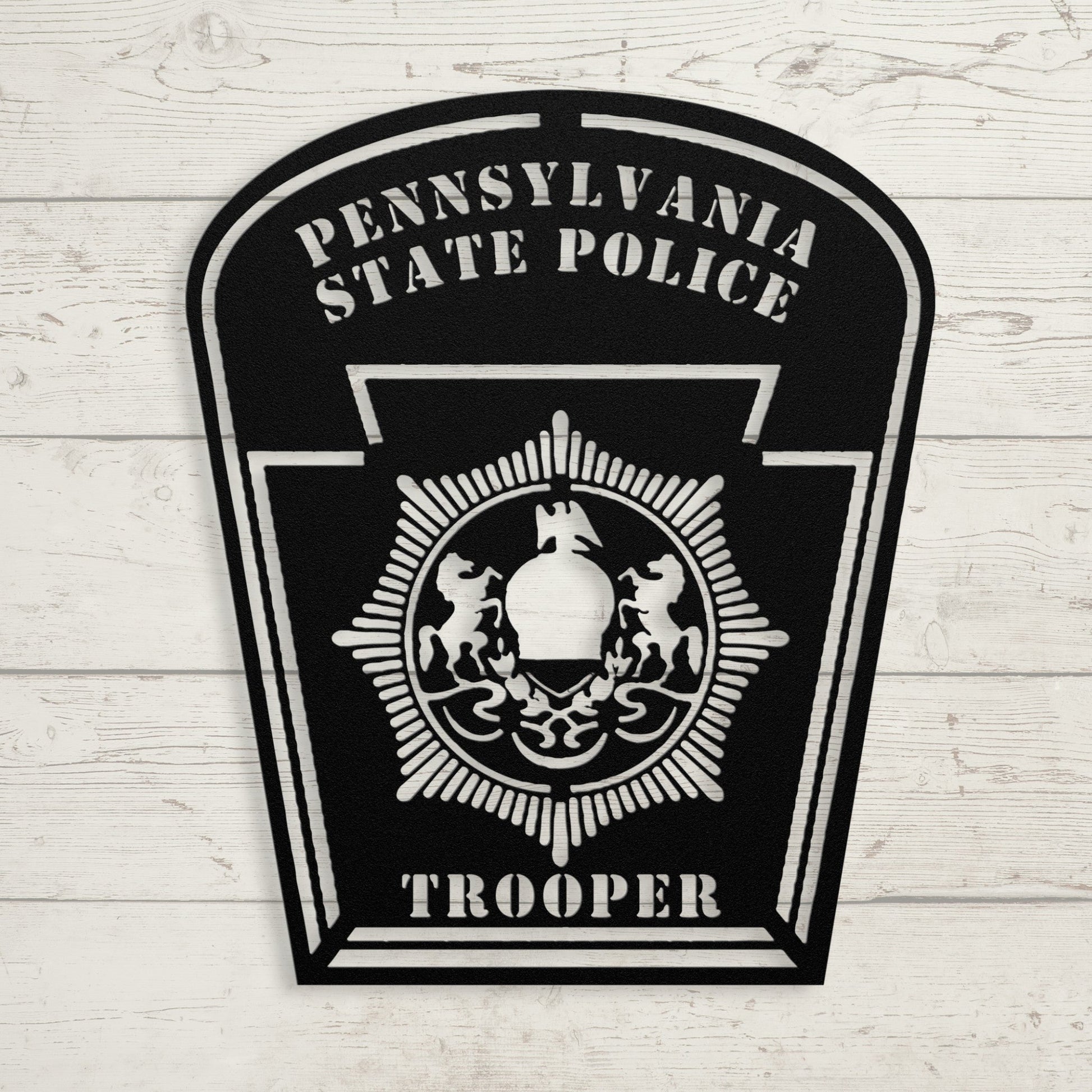 Pennsylvania State Trooper - BullyBellyMetal Sign
