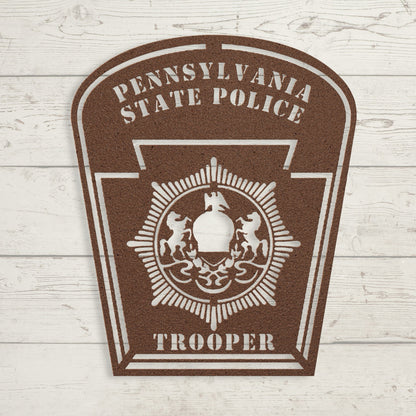 Pennsylvania State Trooper - BullyBellyMetal Sign