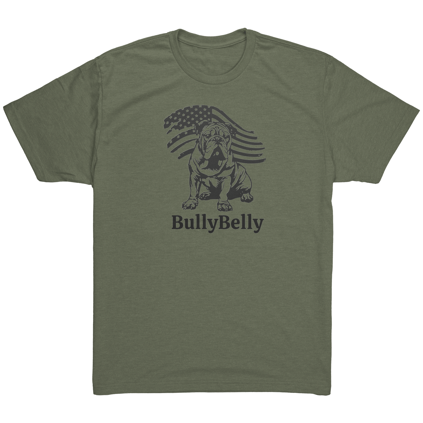 Personalized Patriotic English Bulldog Triblend T-Shirt – Premium Fit, Ultra - Soft Custom Tee - BullyBellyApparel